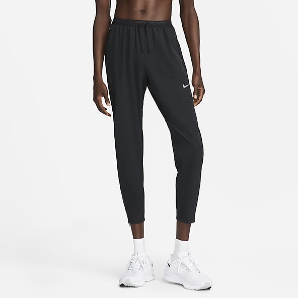 Black running pants mens sale